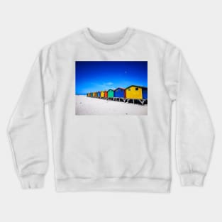 Famous Cape Town beach - Muizenberg Crewneck Sweatshirt